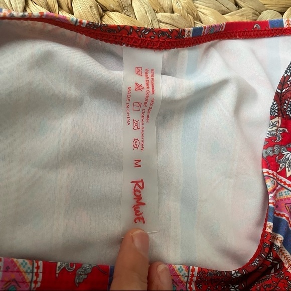 NEW Ditsy Flower Patchwork  Bikini Swimsuit set - M - Picture 5 of 10